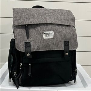 Eddie Bauer Cascade Sport Diaper Bag - Black, Gray